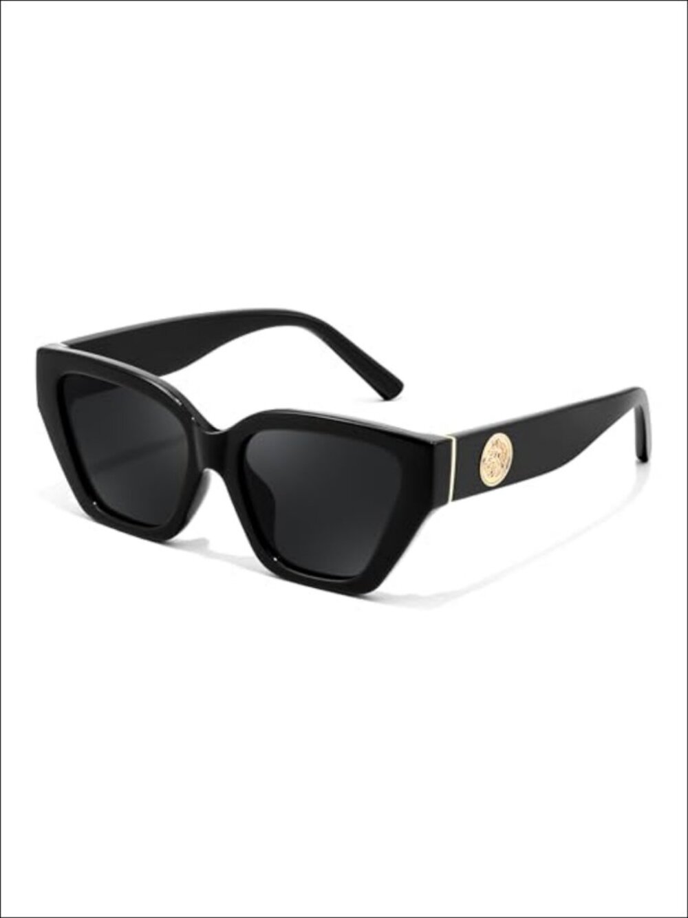 Cat Eye Polarized Sunglasses UV400 Full Frame Women's Retro